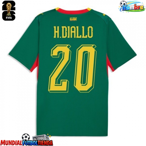 Camiseta Senegal Habib Diallo #20 Segunda Equipación Replica Mundial 2026 mangas cortas